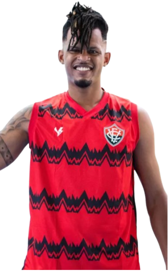 Regata Masculina Basquete Vitória Vermelha e Preta 2023/24
