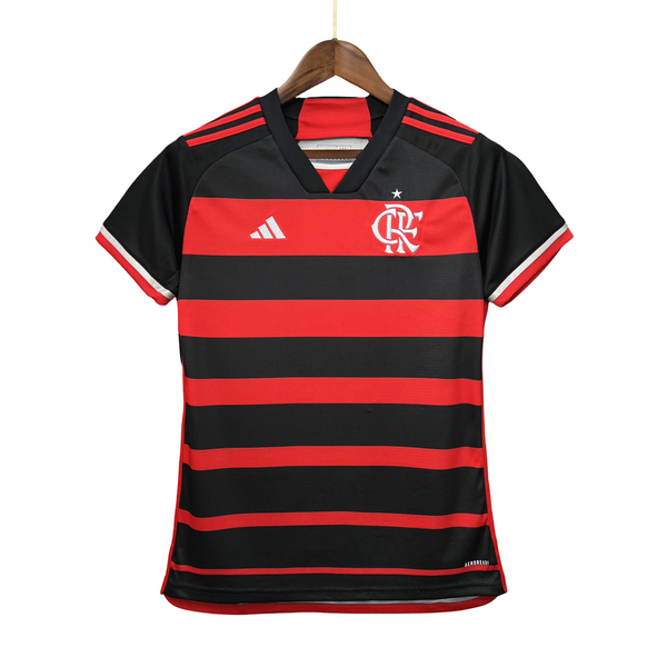Camisa Feminina Flamengo Jogo 1 Adidas 2024