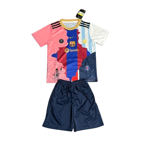 Conjunto Inter Miami Edição Especial Messi 10 - Inter Miami - PSG - Barcelona - Seleção Argentina