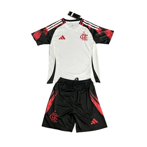 Conjunto Infantil Flamengo Jogo II 2025 Adidas