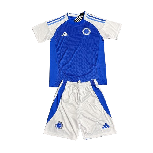 Conjunto Infantil Cruzeiro Jogo I 2025 Adidas