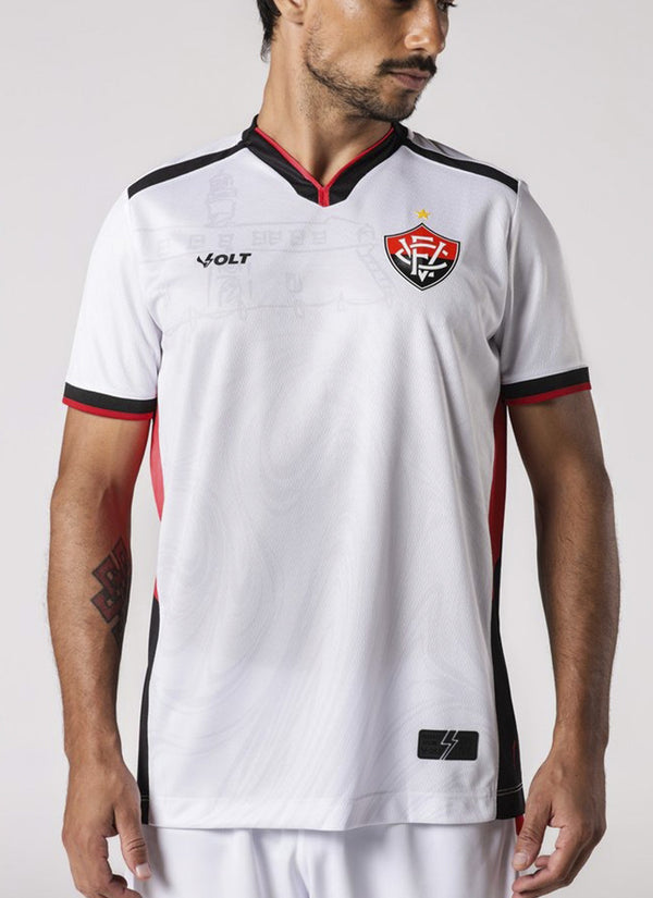 Camisa Masculina Jogo 2 Vitória 2024 Branca Volt