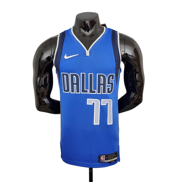 Regata NBA Dallas Mavericks - Doncic #77 Lone Ranger Blue