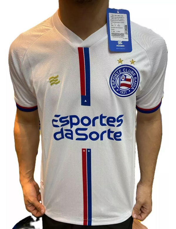 Camisa Bahia Jogo 1 2024 Com Patrocinio Branca