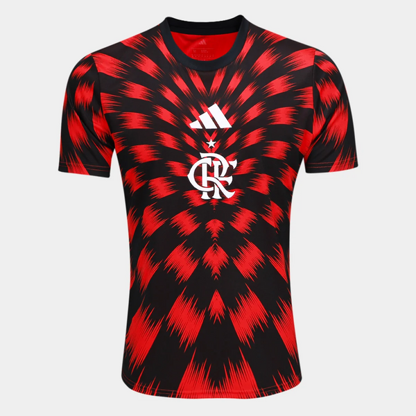 Camisa Flamengo Pré Jogo Adidas Masculina 25/26
