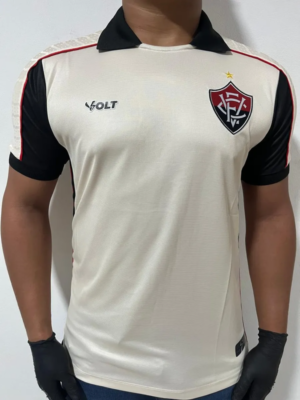 Camisa Vitória Goleiro I Bege 2024 Volt