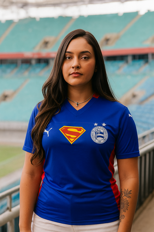Camisa Bahia Superman Feminina 2025