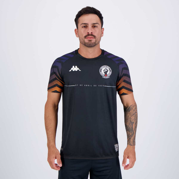 Camisa Vasco Aquecimento 2024 Preta