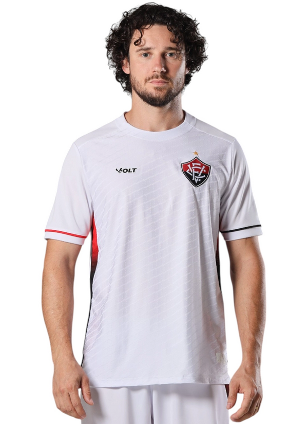 Camisa Jogo 2 2025 Vitória Masculina Branca Volt