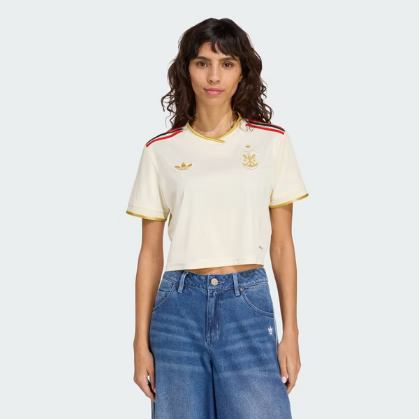 Camisa Feminina Flamengo 2025 Third Cropped