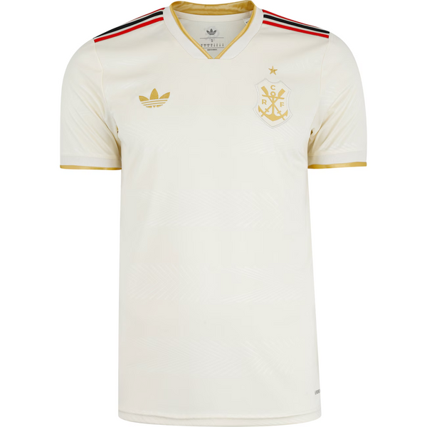 Camisa Flamengo III 25/26 Torcedor Adidas Masculina - Off White
