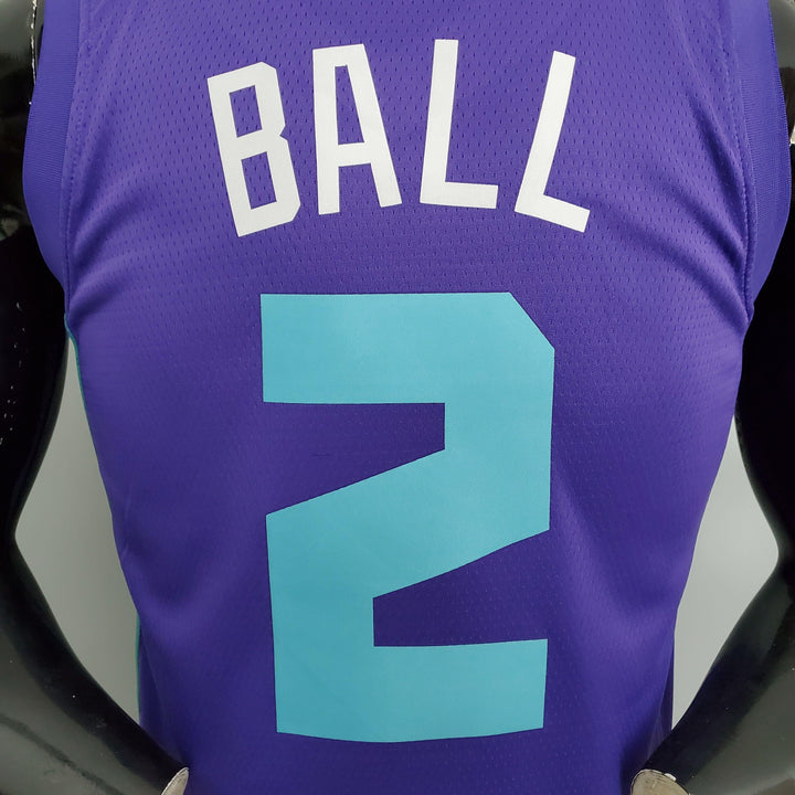 Regata NBA Charlotte Hornets - LaMello Ball #2 Purple - ResPeita Sports 
