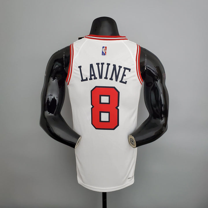 Regata NBA Chicago Bulls - Zach LaVine #8 White - ResPeita Sports 