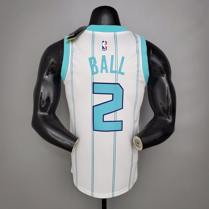 Regata NBA Charlotte Hornets - LaMello Ball #2 White - ResPeita Sports 