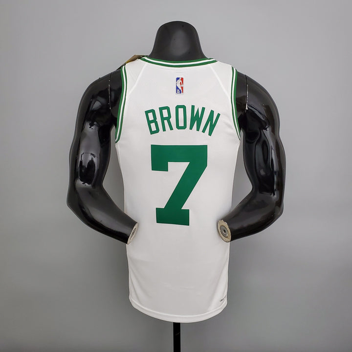 Regata NBA Boston Celtics - Jaylen Brown #7 White - ResPeita Sports 