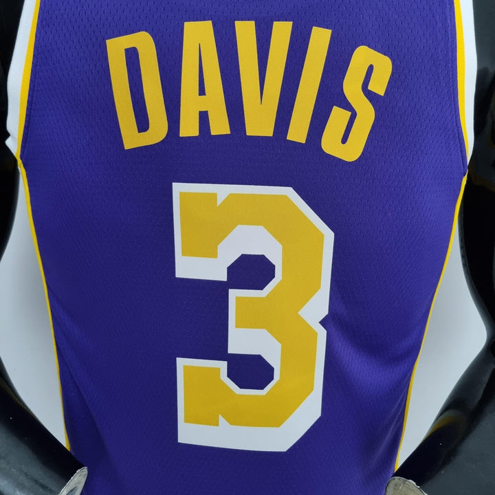 Regata NBA Los Angeles Lakers - Anthony Davis #3 Purple - ResPeita Sports 