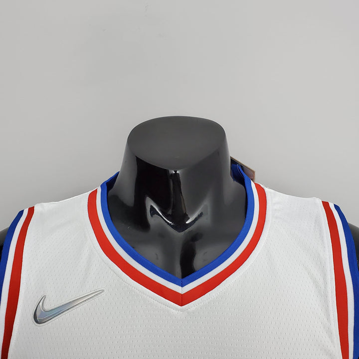 Regata NBA Philadelphia 76ers - Joel Embiid #21 White - ResPeita Sports 