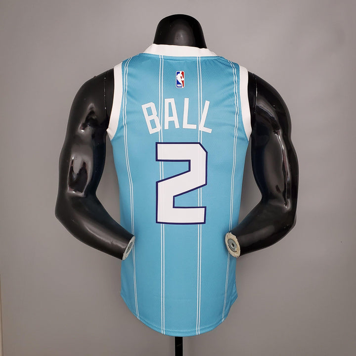 Regata NBA Charlotte Hornets - LaMello Ball #2 Blue - ResPeita Sports 