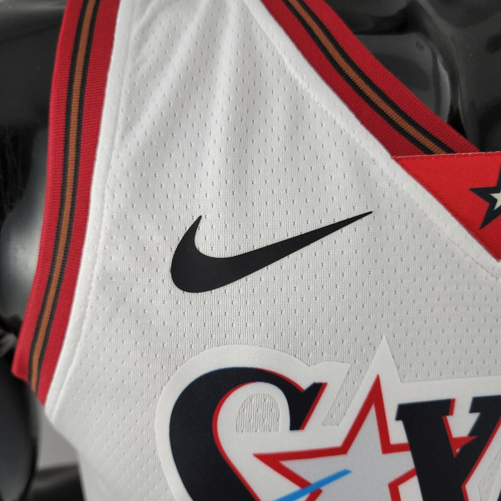 Regata NBA Philadelphia 76ers - Allen Iverson #3 White Retrô - ResPeita Sports 