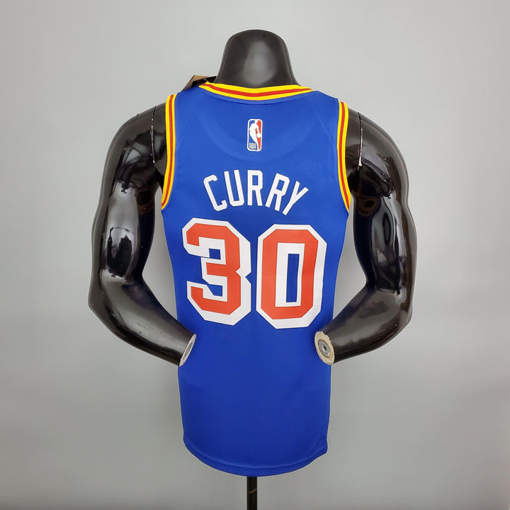 Regata NBA Golden State Warriors - Stephen Curry #30 75th Anniversary Retrô - ResPeita Sports 