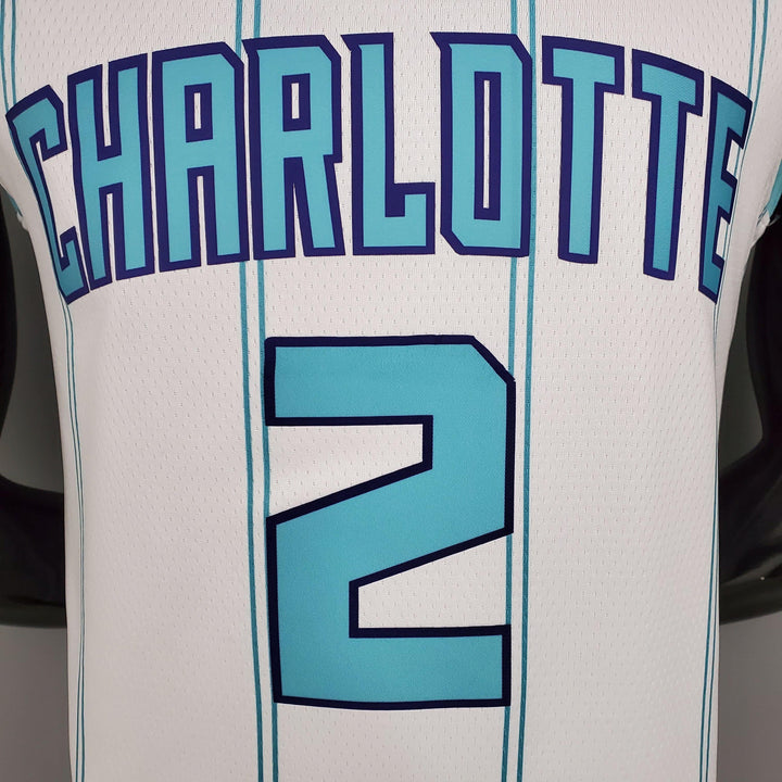 Regata NBA Charlotte Hornets - LaMello Ball #2 White - ResPeita Sports 