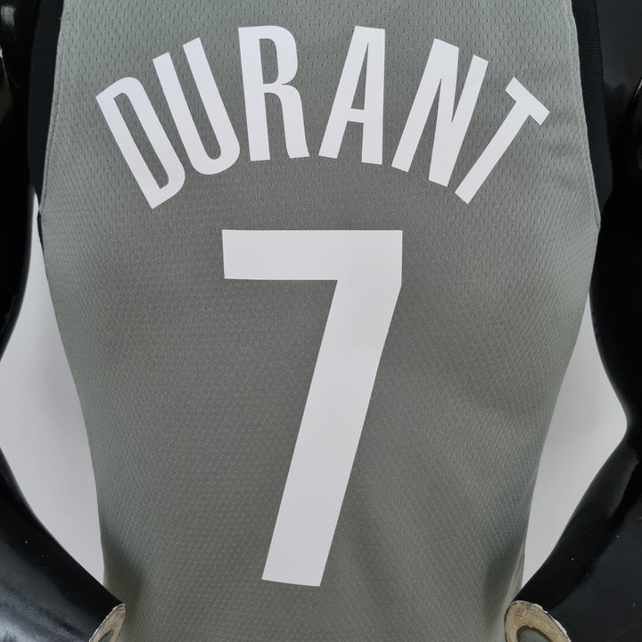 Regata NBA Brooklyn Nets - Durant #7 Grey - ResPeita Sports 