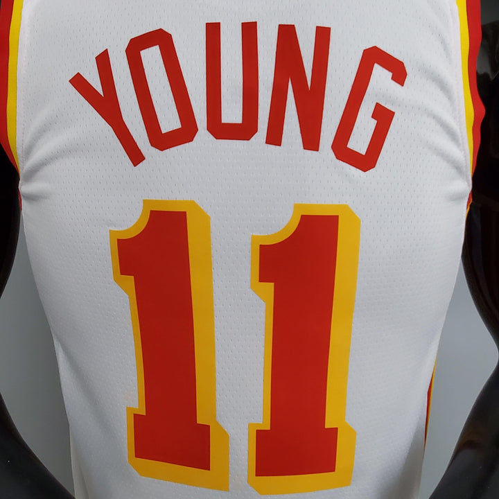 Regata NBA Atlanta Hawks - Trae Young #11 White - ResPeita Sports 