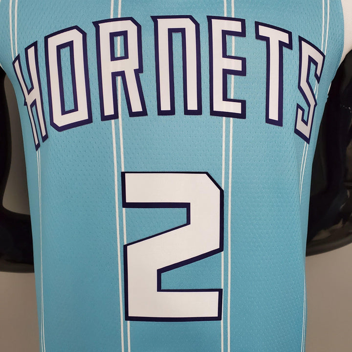 Regata NBA Charlotte Hornets - LaMello Ball #2 Blue - ResPeita Sports 