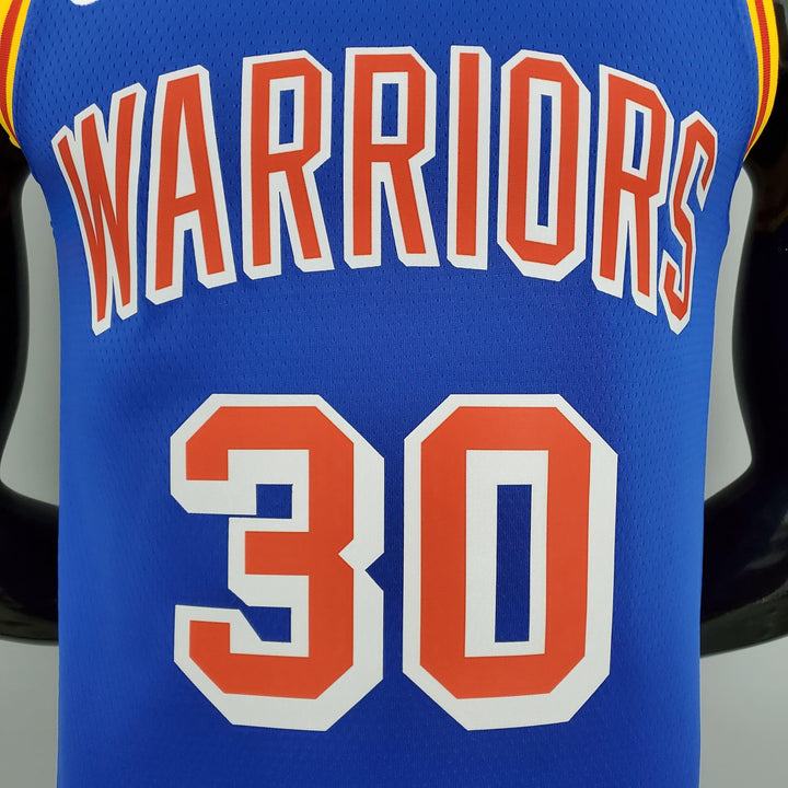 Regata NBA Golden State Warriors - Stephen Curry #30 75th Anniversary Retrô - ResPeita Sports 