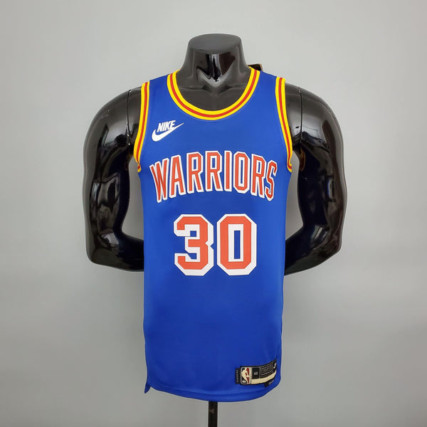 Regata NBA Golden State Warriors - Stephen Curry #30 75th Anniversary Retrô - ResPeita Sports 