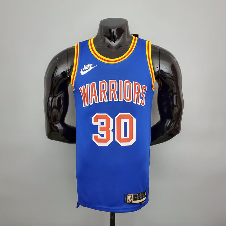 Regata NBA Golden State Warriors - Stephen Curry #30 75th Anniversary Retrô - ResPeita Sports 