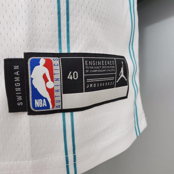 Regata NBA Charlotte Hornets - LaMello Ball #2 White - ResPeita Sports 