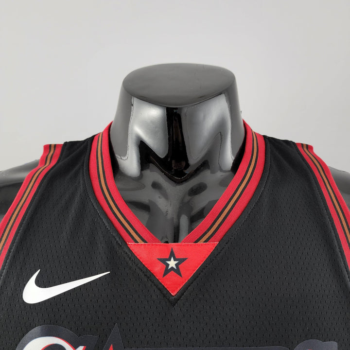 Regata NBA Philadelphia 76ers - Allen Iverson #3 Black Retrô - ResPeita Sports 