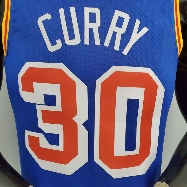 Regata NBA Golden State Warriors - Stephen Curry #30 75th Anniversary Retrô - ResPeita Sports 