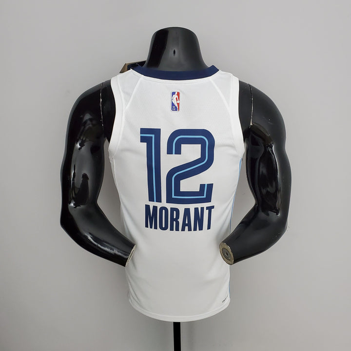 Regata NBA Memphis Grizzlies - Ja Morant #12 White - ResPeita Sports 