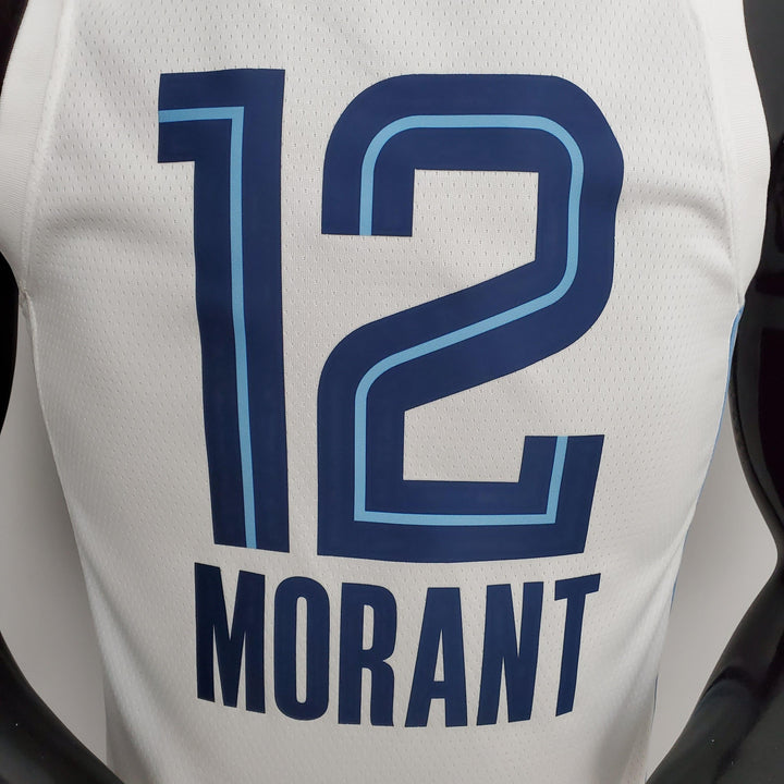Regata NBA Memphis Grizzlies - Ja Morant #12 White - ResPeita Sports 