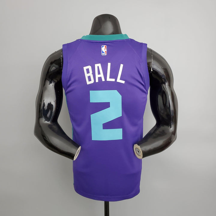 Regata NBA Charlotte Hornets - LaMello Ball #2 Purple - ResPeita Sports 