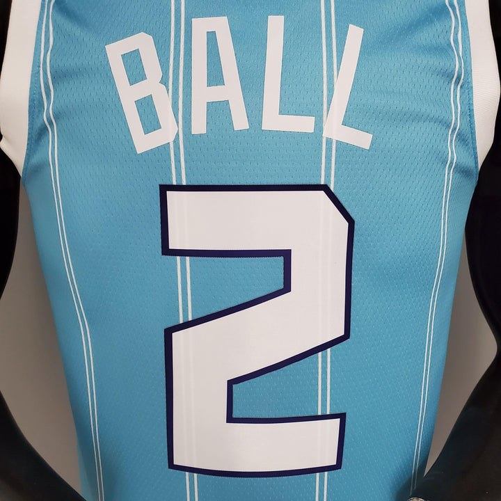 Regata NBA Charlotte Hornets - LaMello Ball #2 Blue - ResPeita Sports 